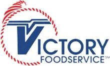 Victory Foodservice logo with red rope